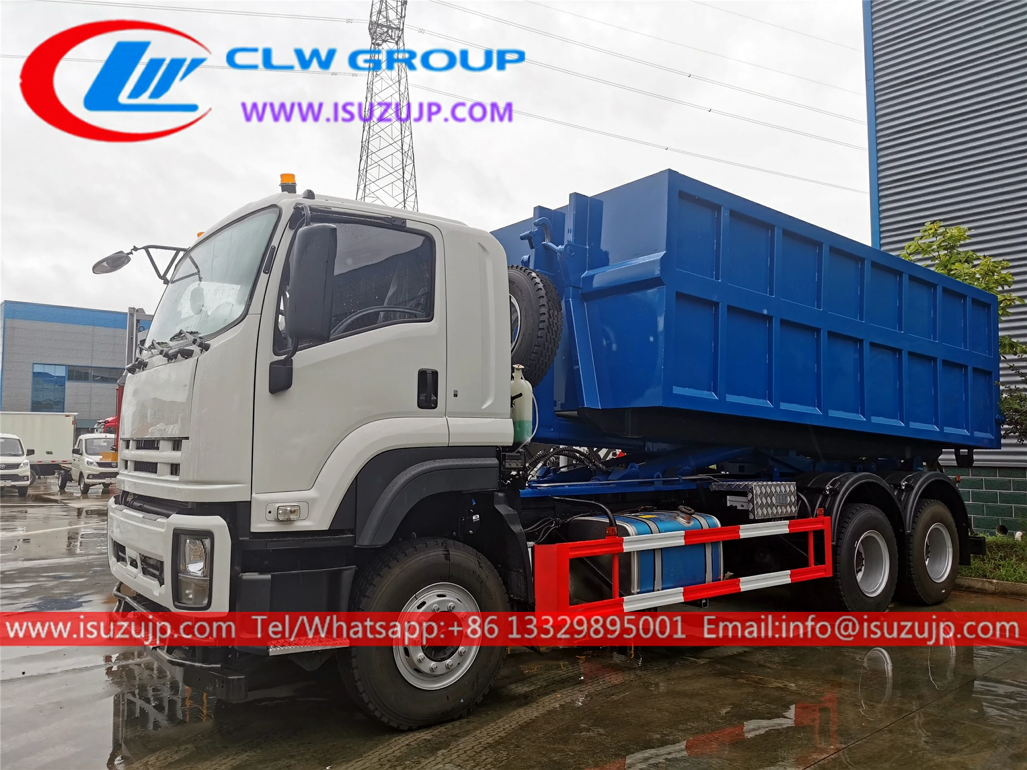6x4 ISUZU VC61 18cbm dumpster hook truck 6x4 ISUZU VC61 18cbm dumpster hook truck