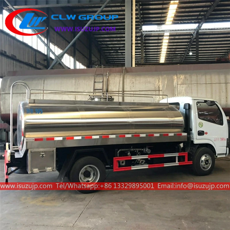 ISUZU ELF 5000liters dairy tank truck ISUZU ELF 5000liters dairy tank truck