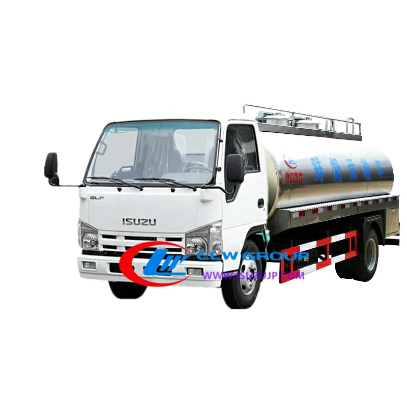 ISUZU ELF 5000liters milk tank truck ISUZU ELF 5000liters milk tank truck