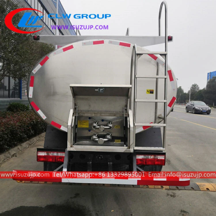 ISUZU FVR 15 tons Stainless steel dairy tank truck ISUZU FVR 15 tons Stainless steel dairy tank truck