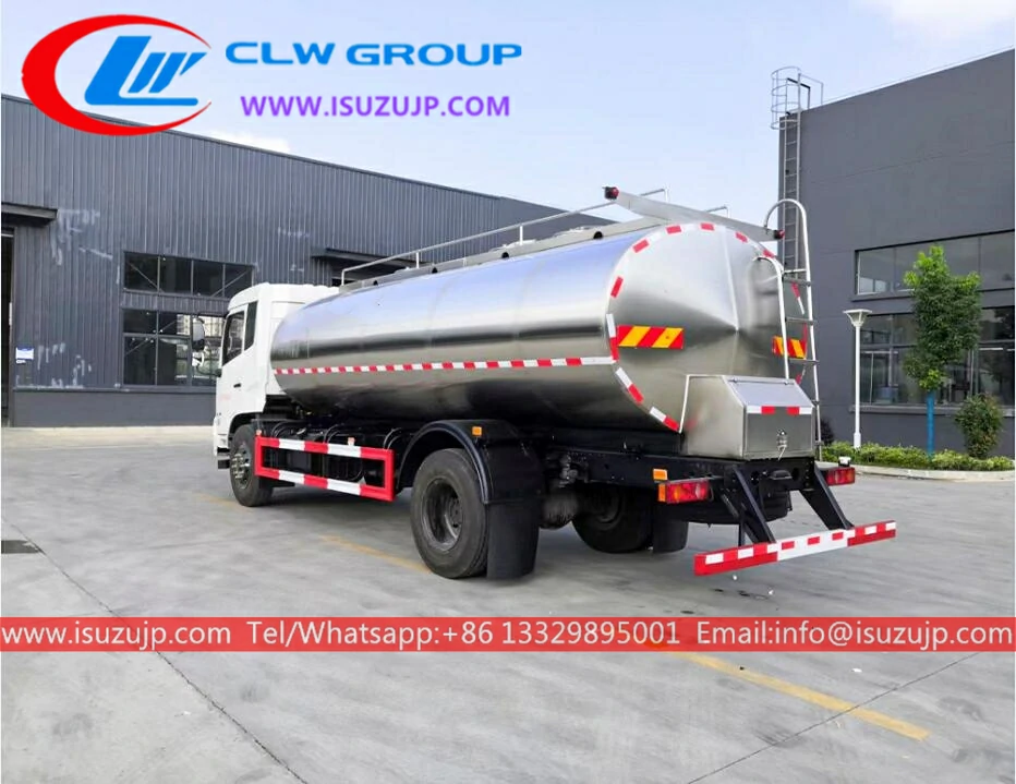 ISUZU FVR 15cbm Stainless steel milk tank truck for sale ISUZU FVR 15cbm Stainless steel milk tank truck for sale