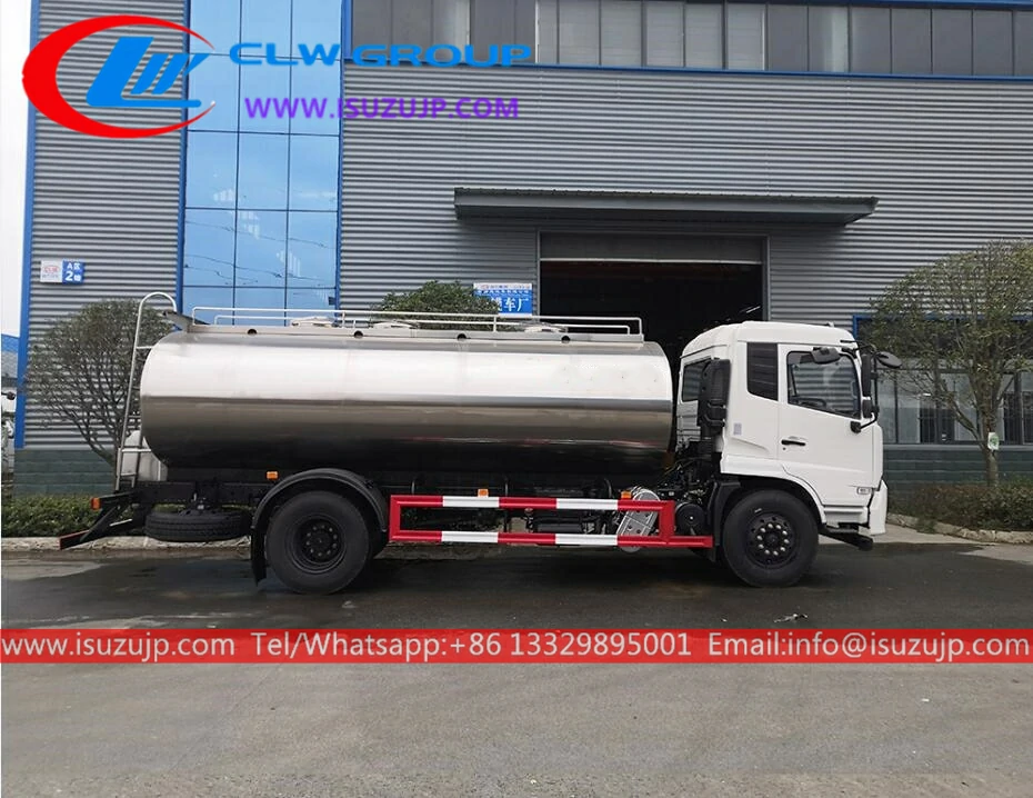ISUZU FVR 15m3 Stainless steel milk tanker truck for sale ISUZU FVR 15m3 Stainless steel milk tanker truck for sale