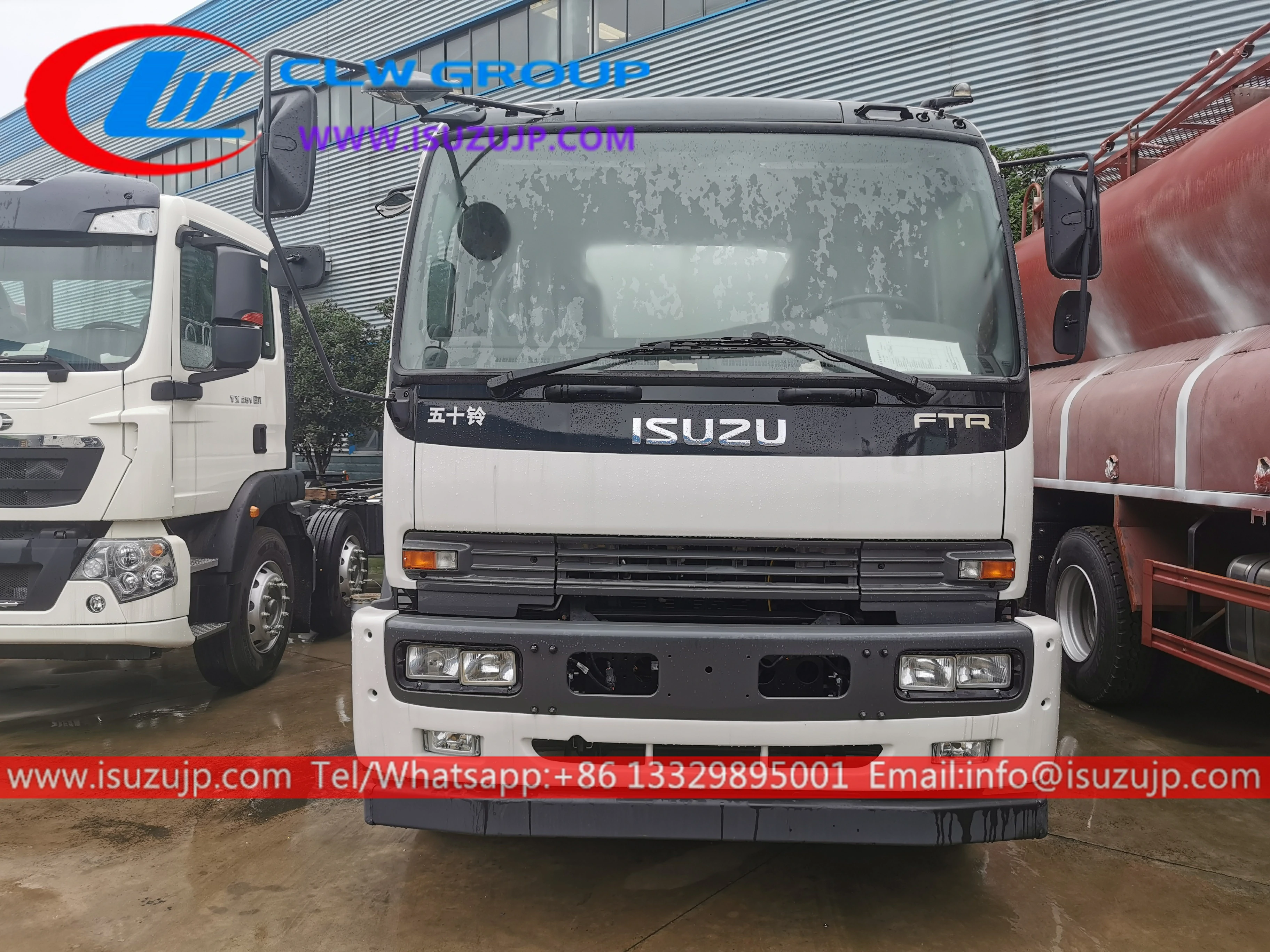Isuzu FTR 12cbm stainless steel potable water tanker Isuzu FTR 12cbm stainless steel potable water tanker
