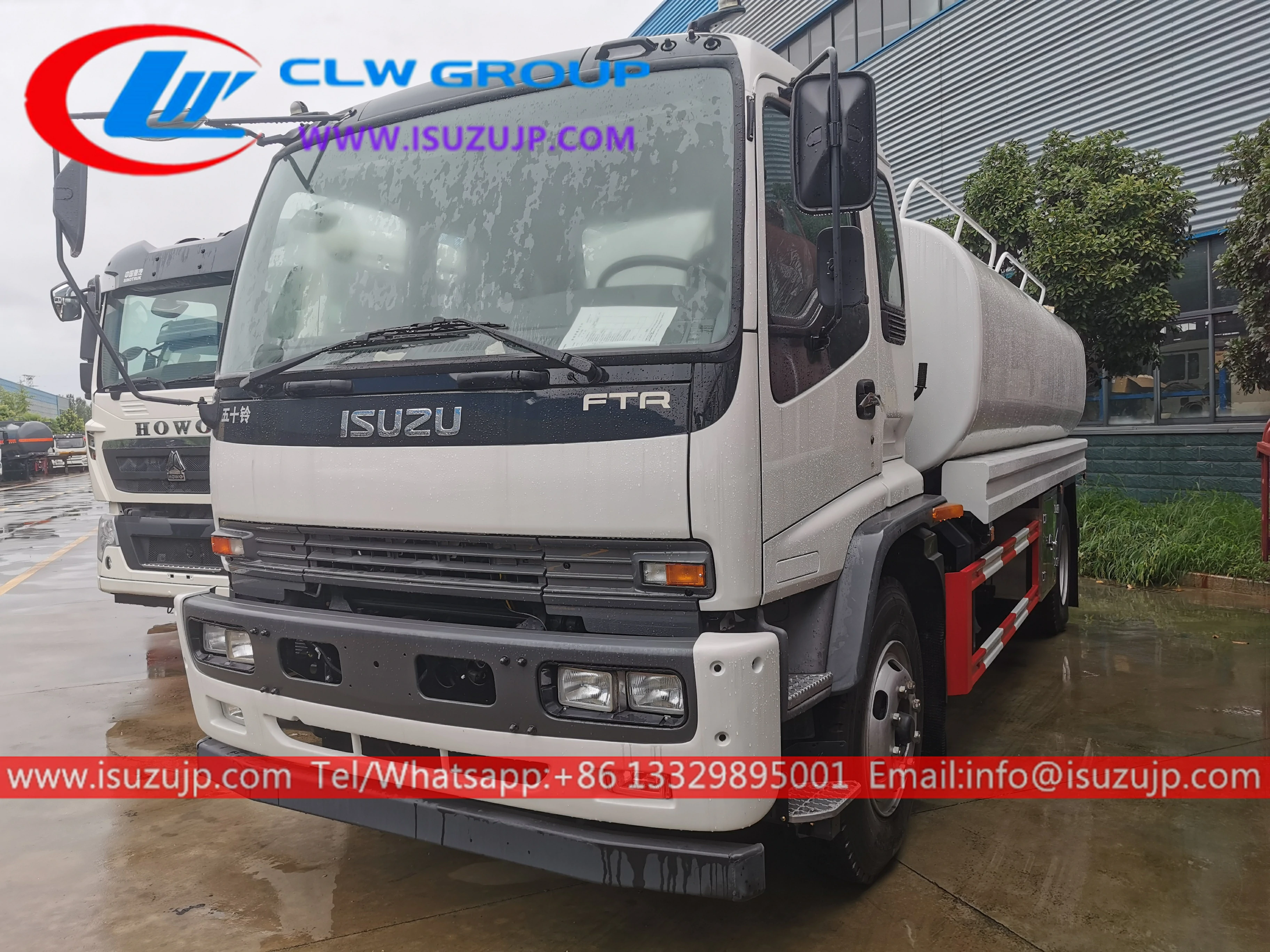 Isuzu FTR 12m3 stainless steel water delivery truck Isuzu FTR 12m3 stainless steel water delivery truck