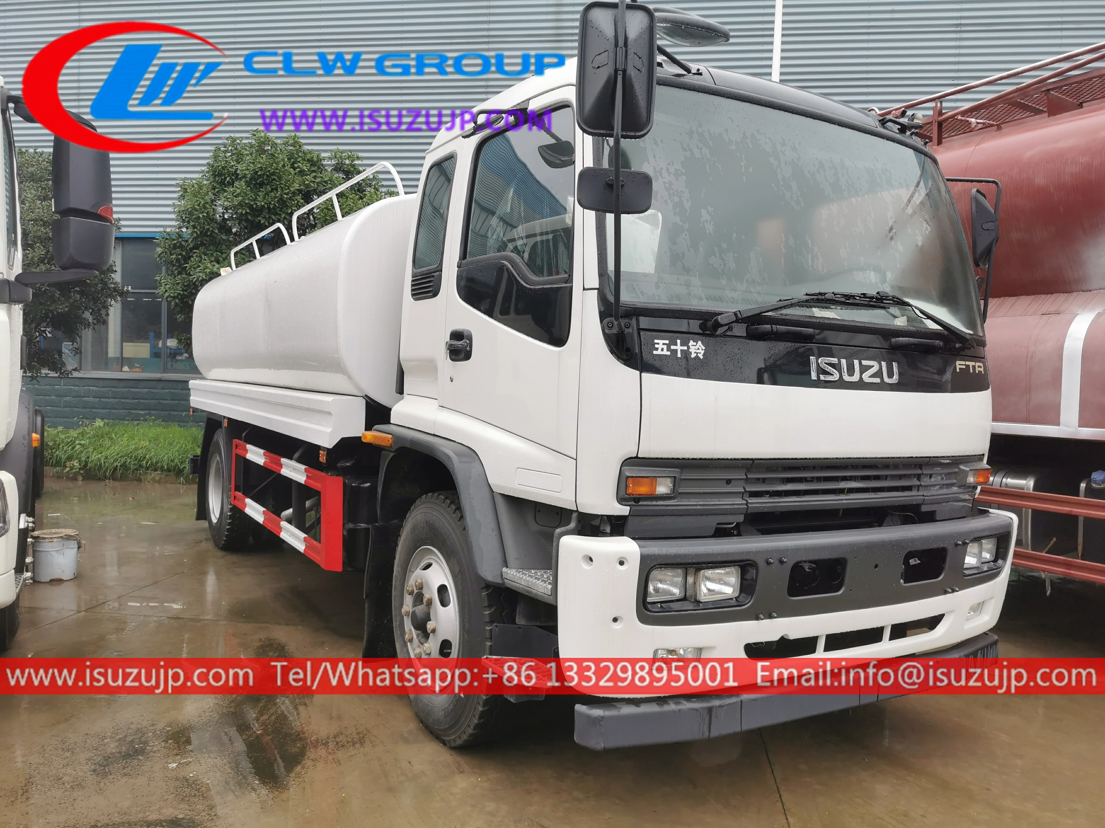 Isuzu FTR 3000 gallons stainless steel water tanker Isuzu FTR 3000 gallons stainless steel water tanker