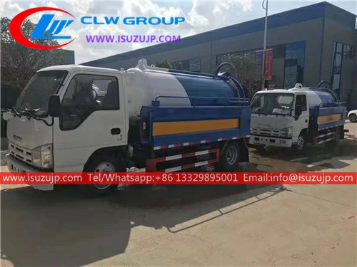 Isuzu small sewer jet truck