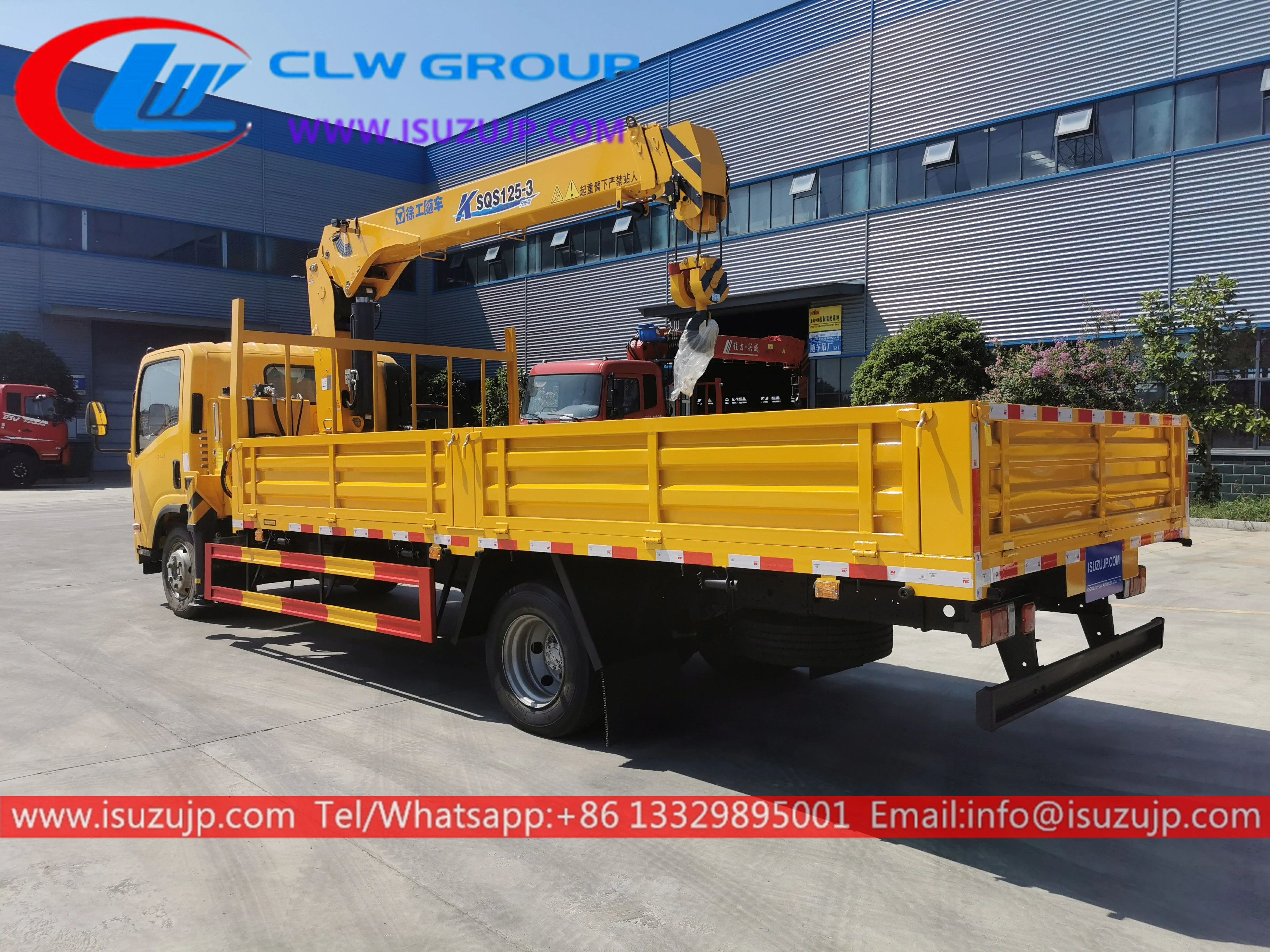 Isuzu NQR 190hp 5 ton boom truck crane Isuzu NQR 190hp 5 ton boom truck crane