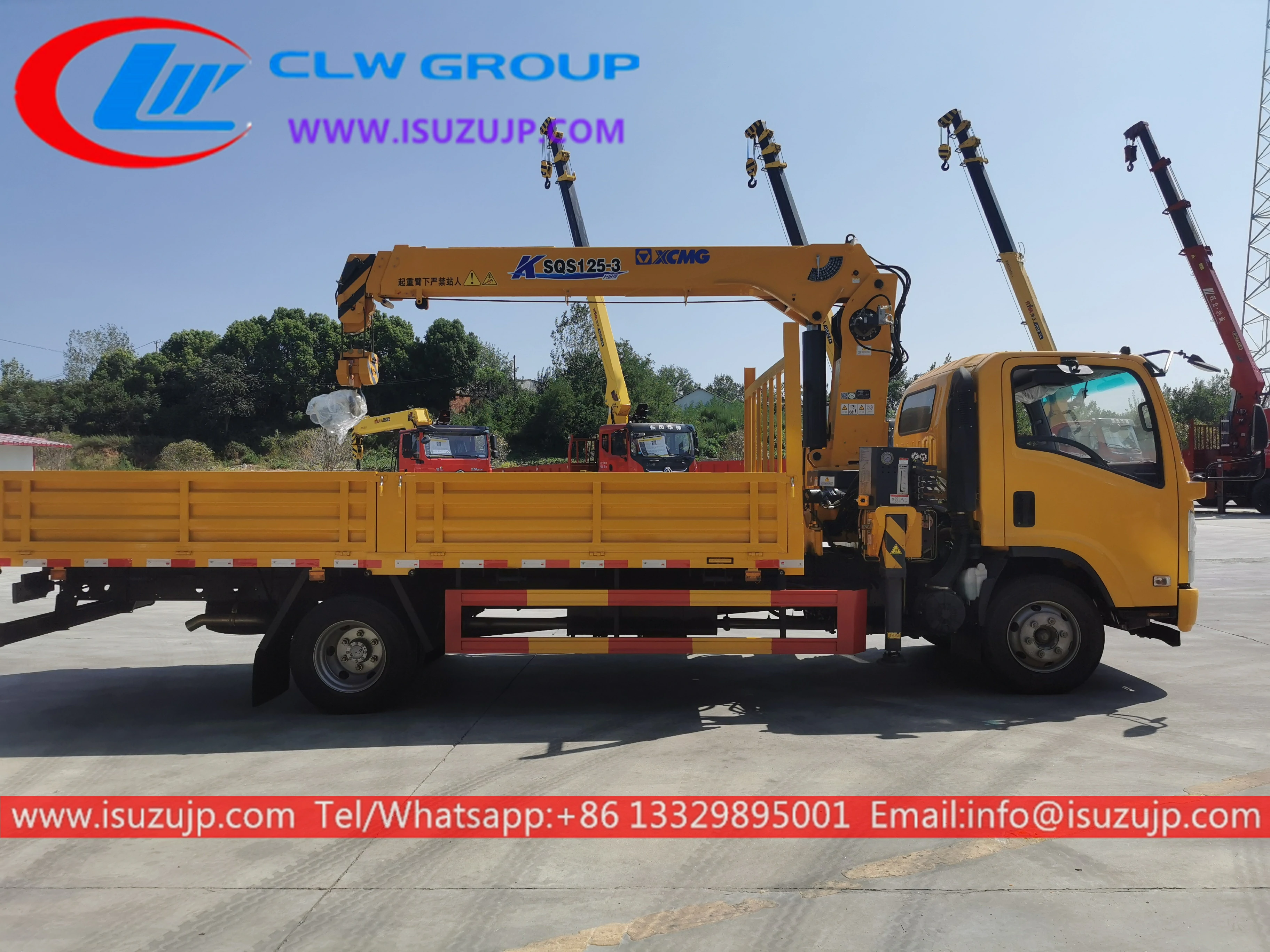 Isuzu NQR 190hp 5 ton crane lorry for sale Isuzu NQR 190hp 5 ton crane lorry for sale