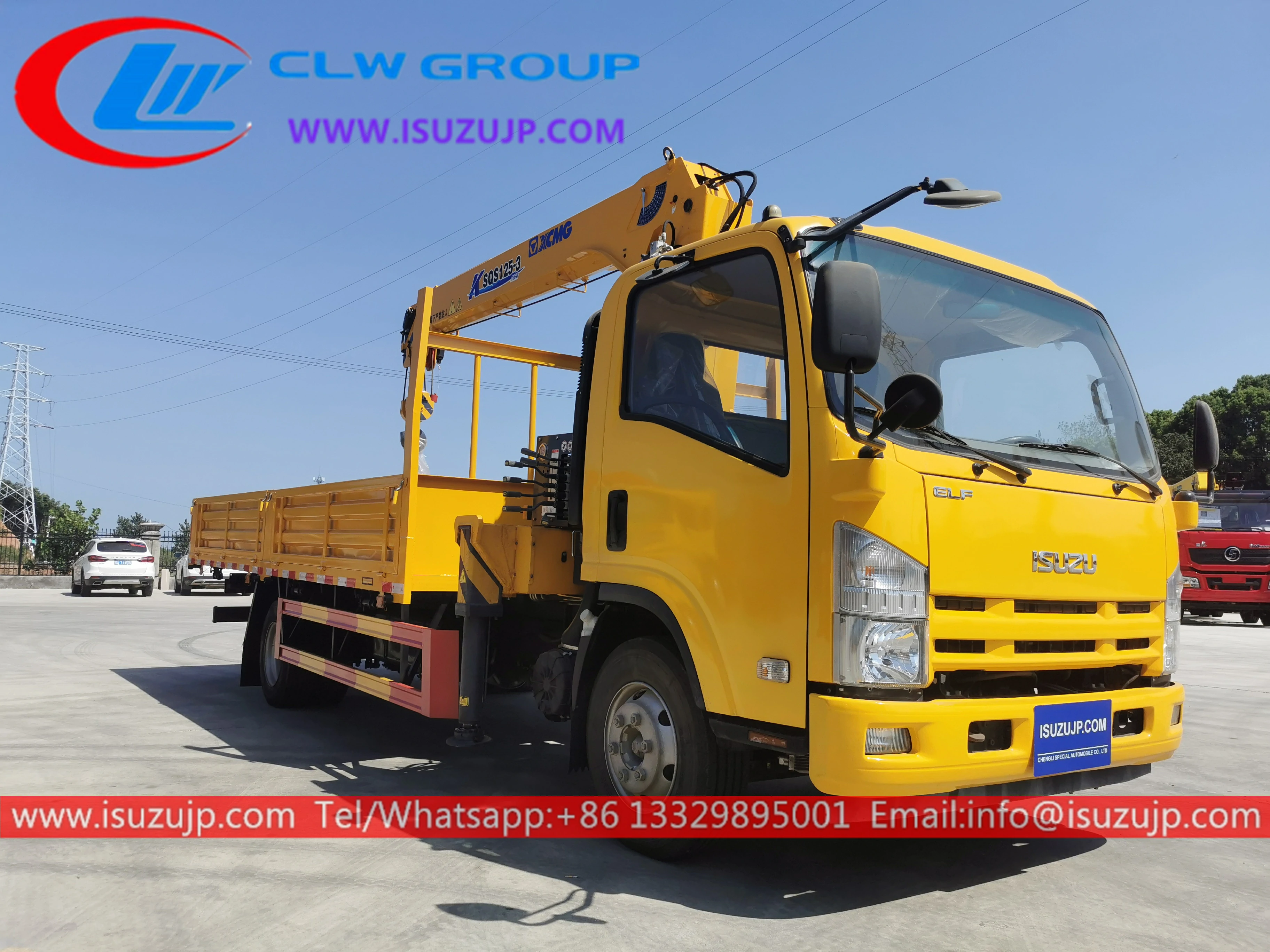 Isuzu NQR 190hp 5 ton crane truck for sale Isuzu NQR 190hp 5 ton crane truck for sale