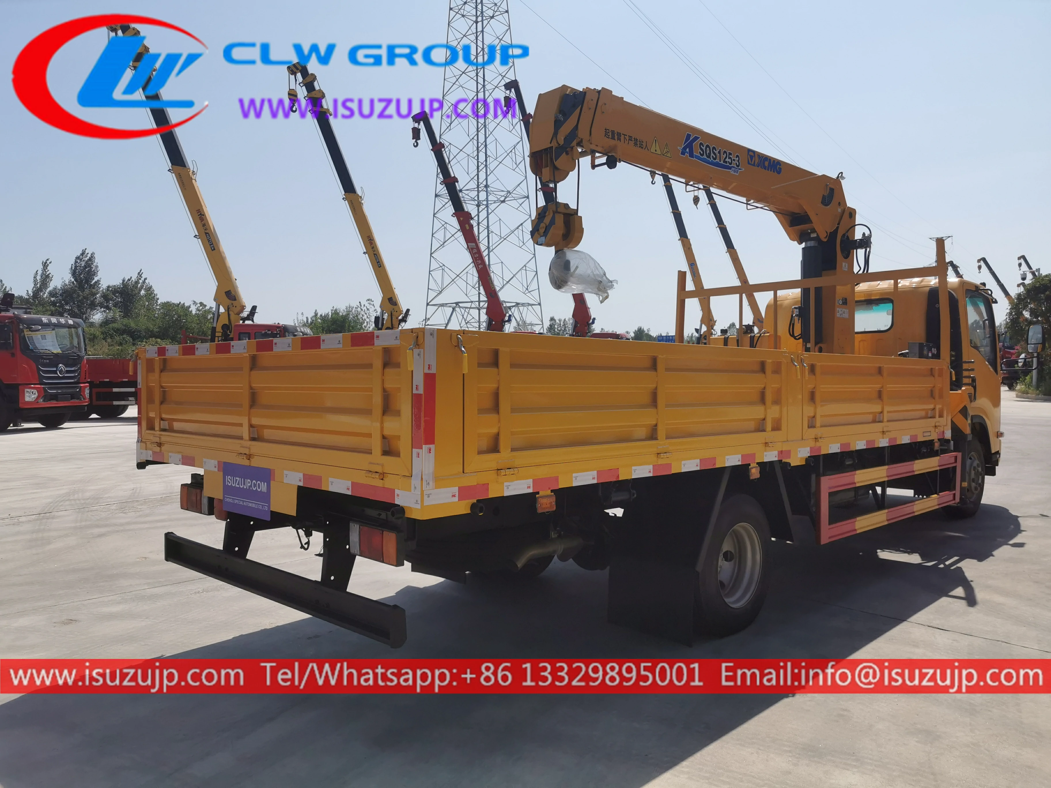 Isuzu NQR 190hp 5 ton service truck crane Isuzu NQR 190hp 5 ton service truck crane