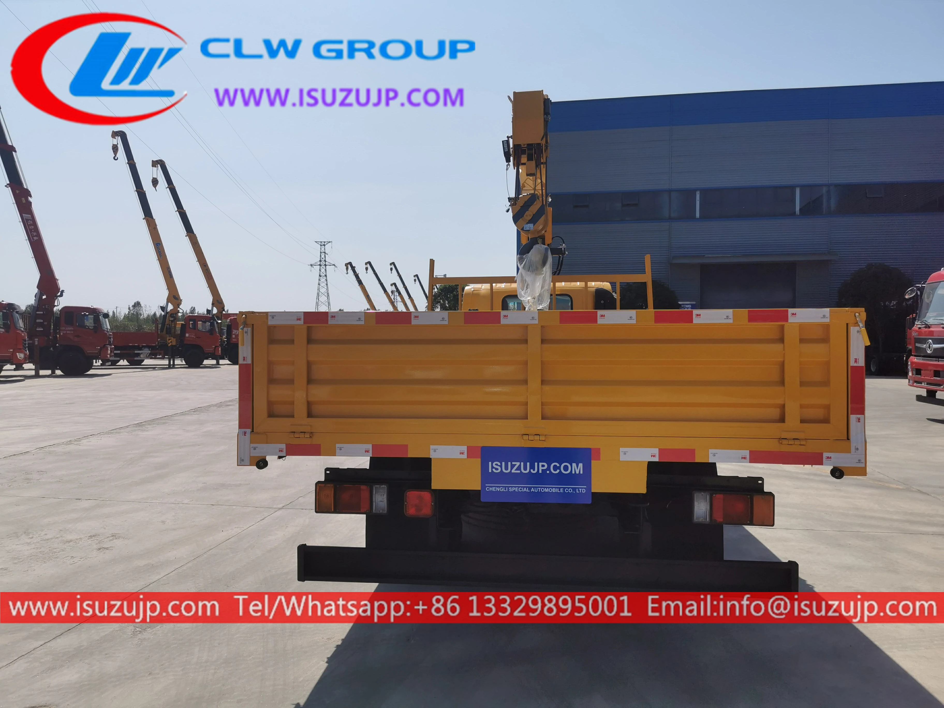 Isuzu NQR 190hp 5 ton truckbed crane Isuzu NQR 190hp 5 ton truckbed crane