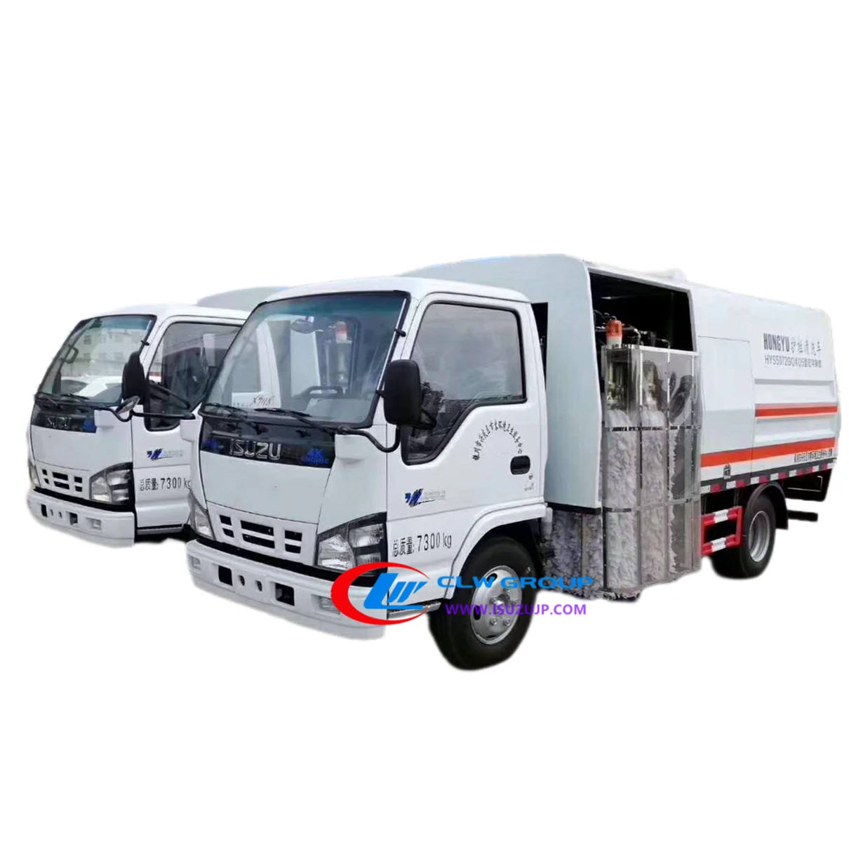 ISUZU NKR 4000liters guardrail cleaning truck ISUZU NKR 4000liters guardrail cleaning truck