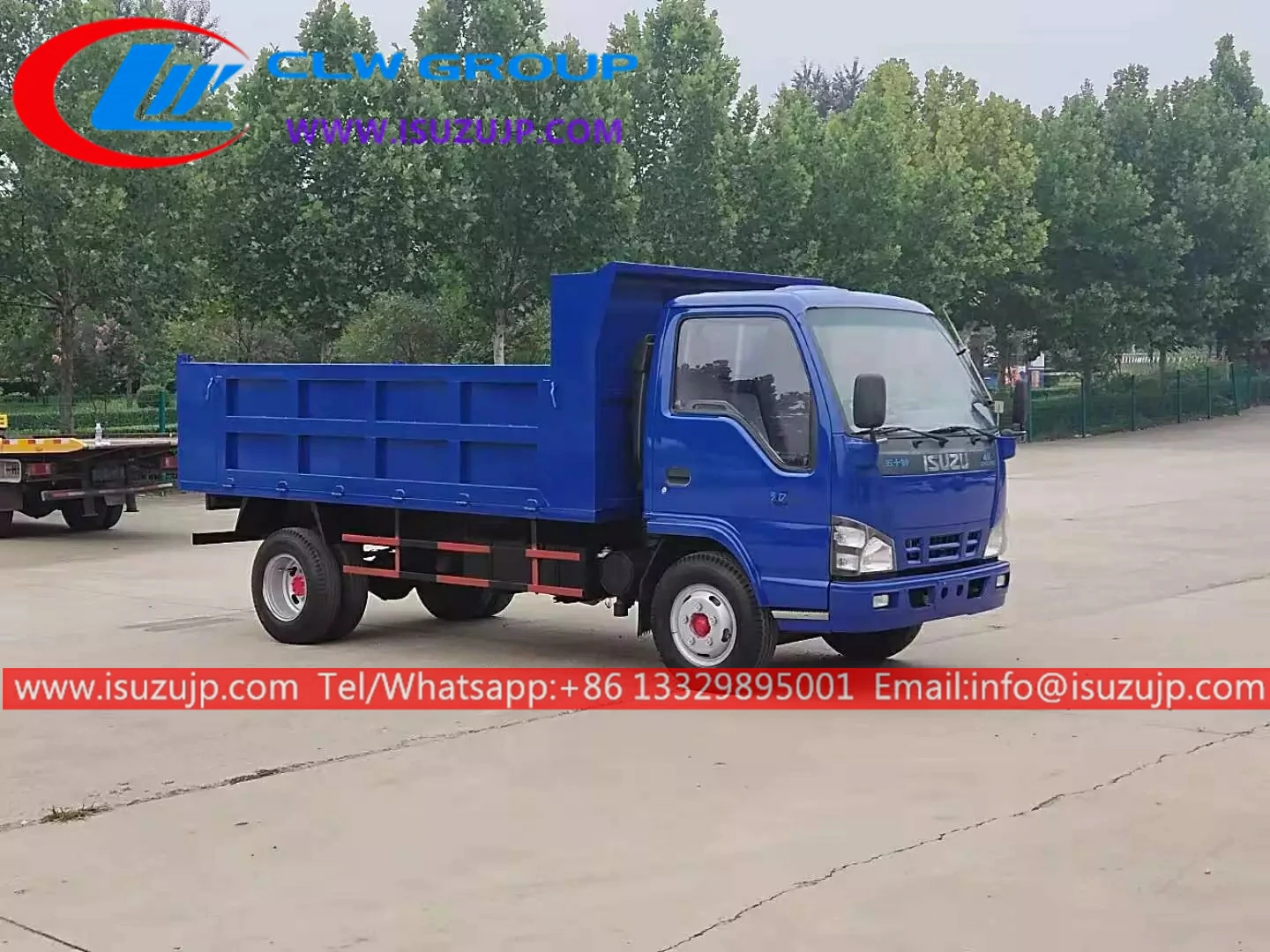 ISUZU 4k-engine 4-ton tipper truck for sale