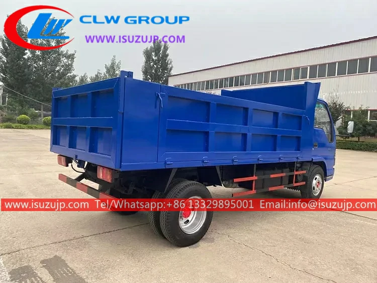 ISUZU 4k-engine 5cbm side dump trucks