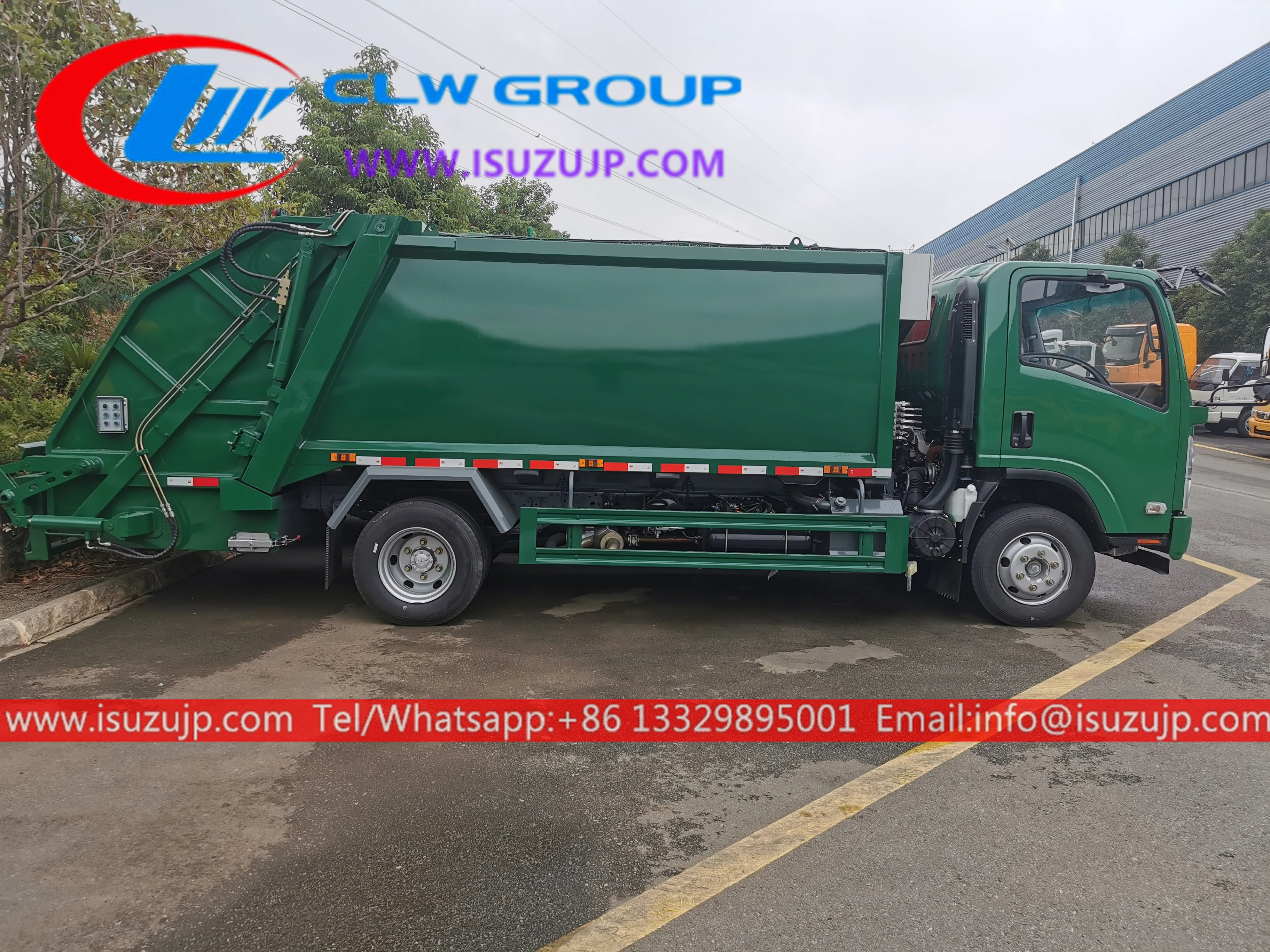 Isuzu 6t rear load trash truck shipping to Oman Isuzu 6t rear load trash truck shipping to Oman