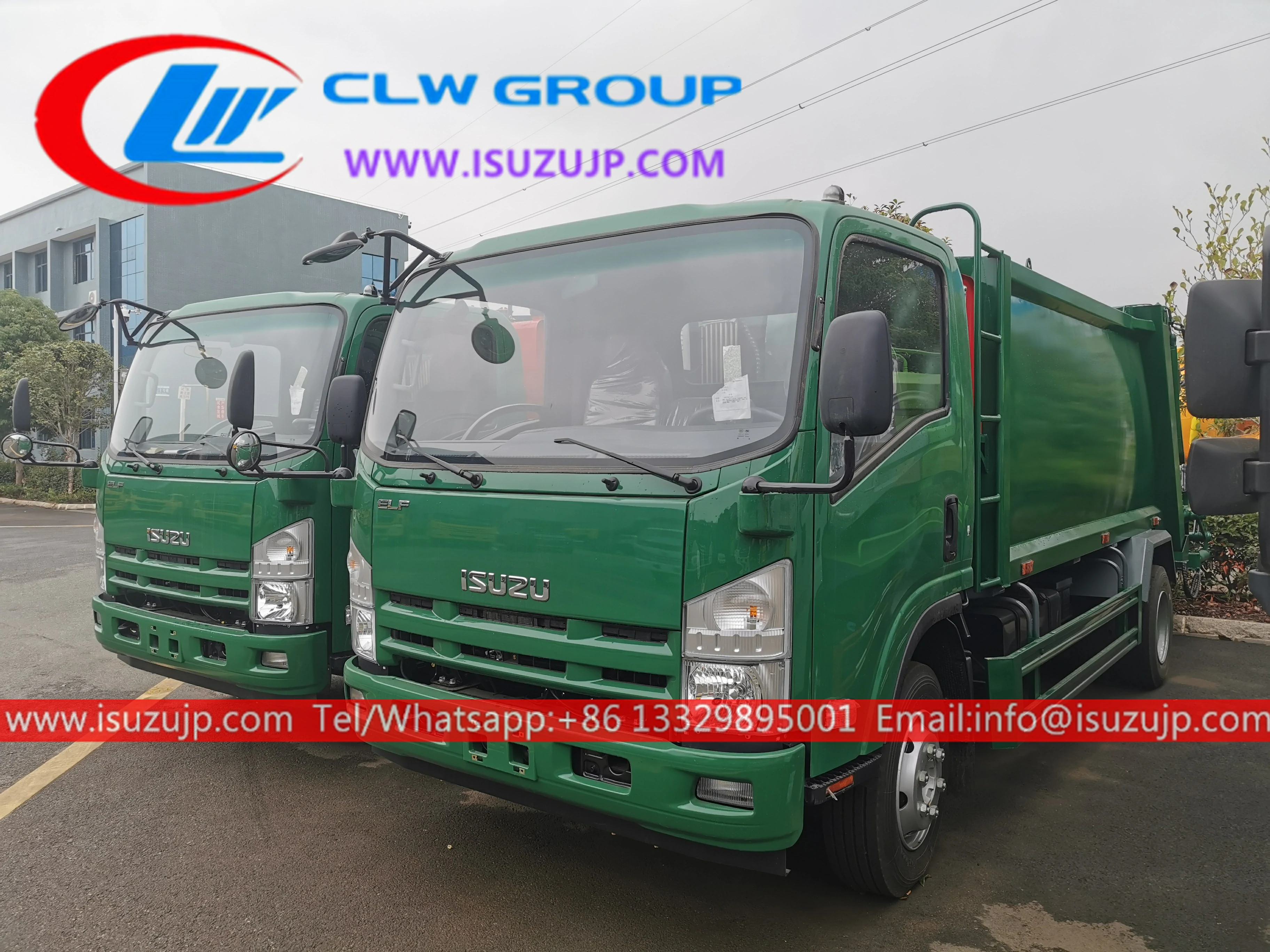 Isuzu 8cbm rear loader garbage truck shipping to Oman Isuzu 8cbm rear loader garbage truck shipping to Oman