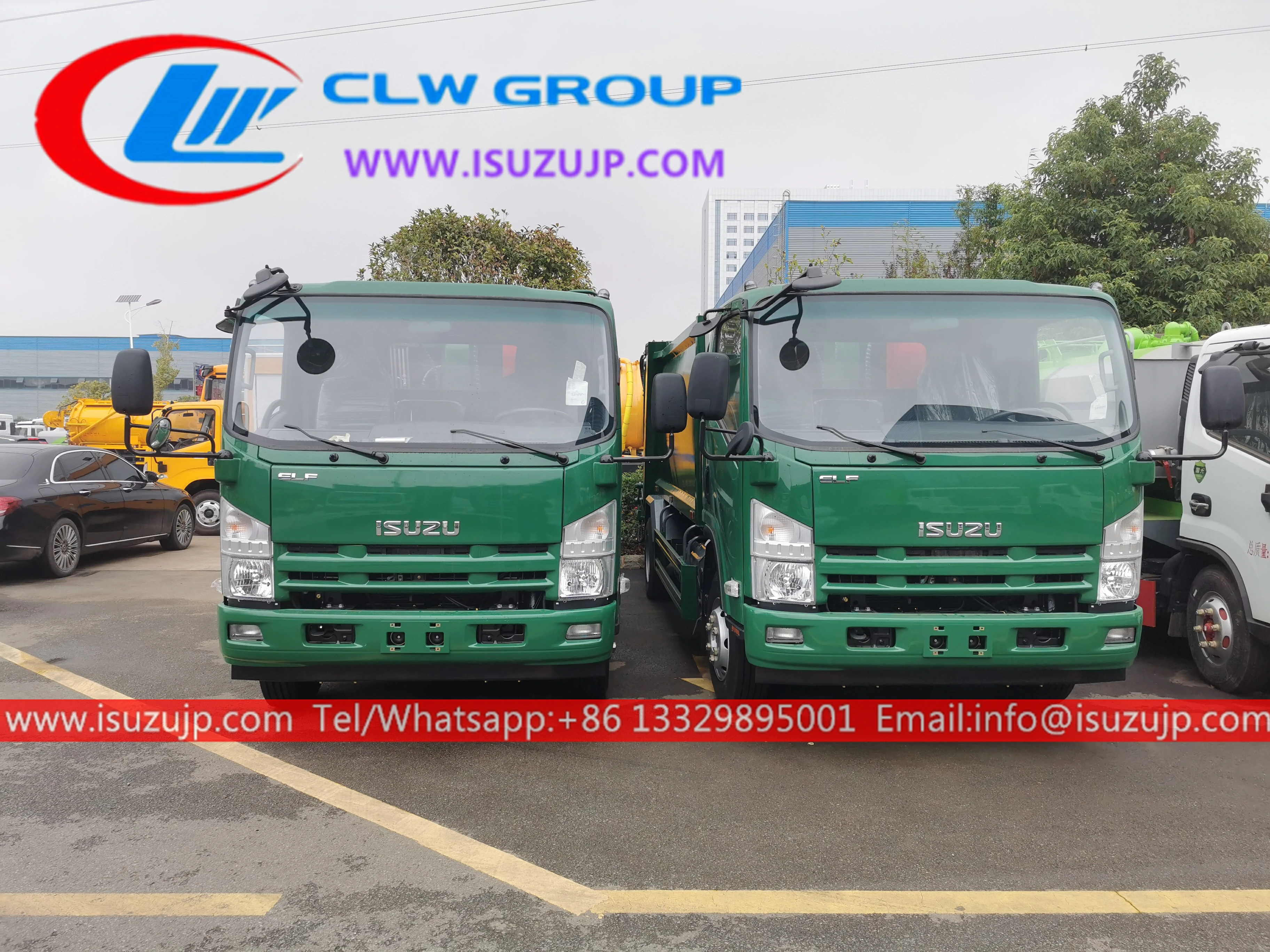 Isuzu 8m3 rear load garbage truck shipping to Oman Isuzu 8m3 rear load garbage truck shipping to Oman