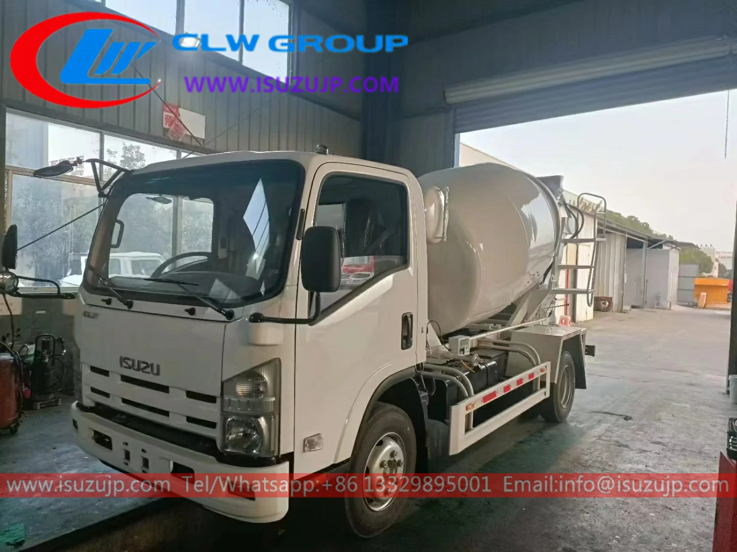 ISUZU NPR 3-5cbm small ready concrete mixer truck Philippines ISUZU NPR 3-5cbm small ready concrete mixer truck Philippines