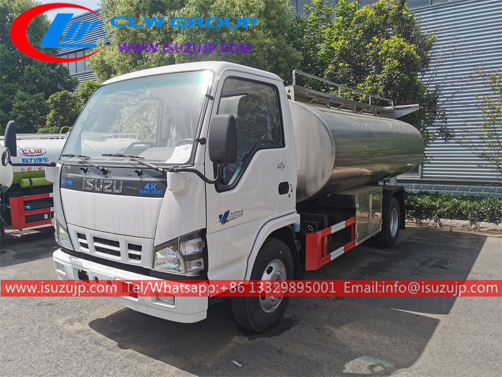 2023 year ISUZU 120HP milk tank truck for sale Uganda 2023 year ISUZU 120HP milk tank truck for sale Uganda