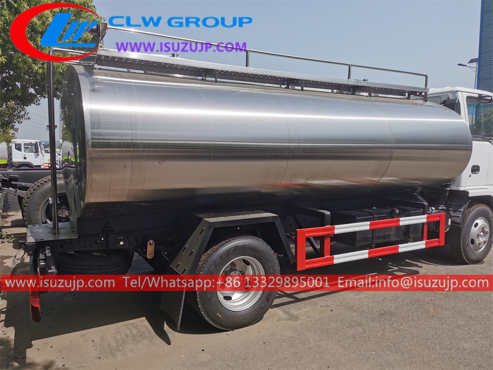 2023 year ISUZU 120HP small milk tanker truck for sale Uganda 2023 year ISUZU 120HP small milk tanker truck for sale Uganda