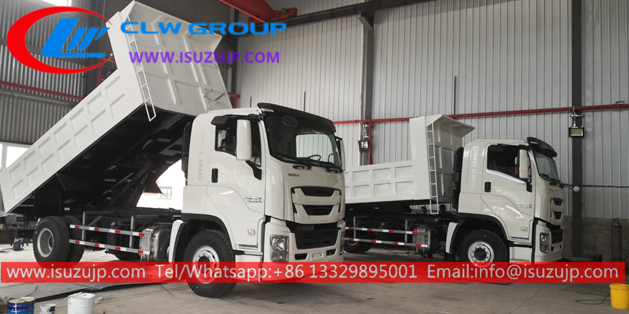 ISUZU GIGA 12mt side 3 way dump truck for sale the Philippines ISUZU GIGA 12 cube side 3 way dump tipper truck for sale the Philippines