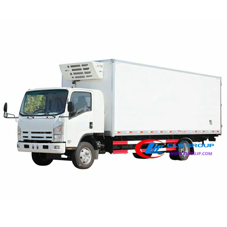 Isuzu ELF 7tons fish freezer truck with Sleeping cabin Isuzu ELF 7tons fish freezer truck with Sleeping cabin