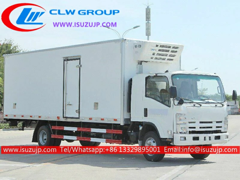 Isuzu ELF 7tons fish reefer truck with Sleeping cabin Isuzu ELF 7tons fish reefer truck with Sleeping cabin