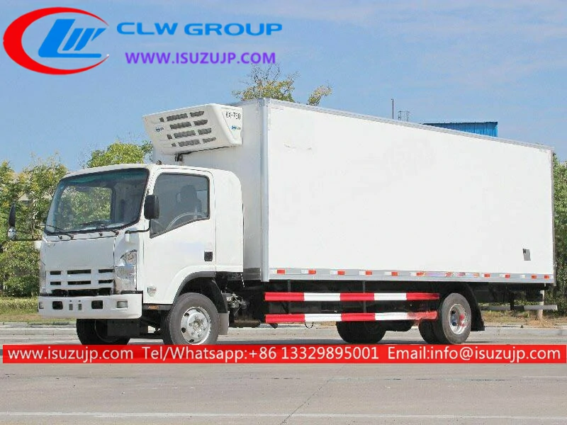 Isuzu ELF 7tons fish refrigerator truck with Sleeping cabin Isuzu ELF 7tons fish refrigerator truck with Sleeping cabin