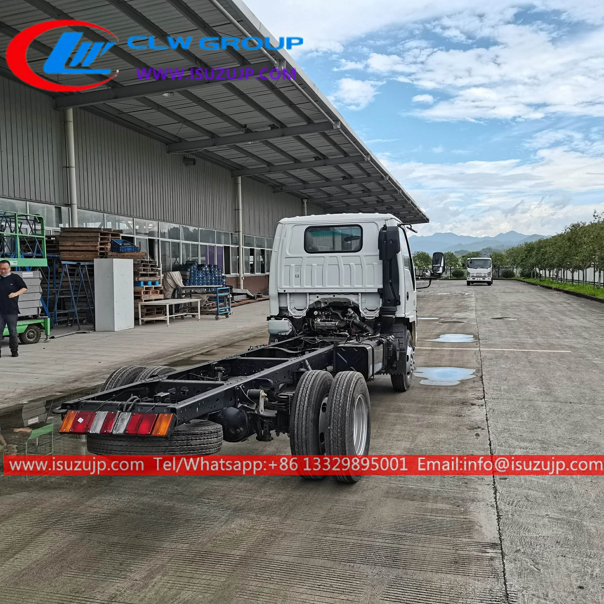 QINGLING ISUZU NKR 600P 5tons Commercial Truck Chassis QINGLING ISUZU NKR 600P 5tons Commercial Truck Chassis