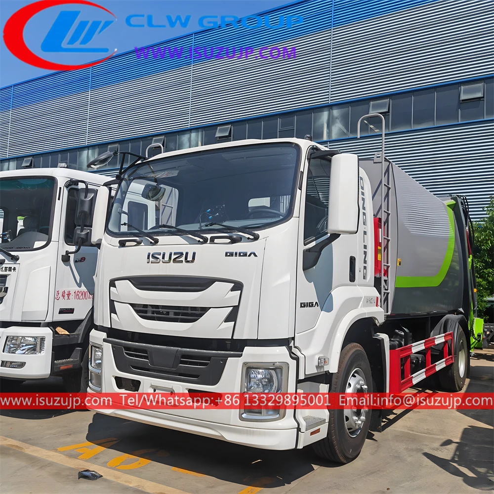 ISUZU GIGA 12cbm rear loading garbage truck ISUZU GIGA 12cbm rear loading garbage truck