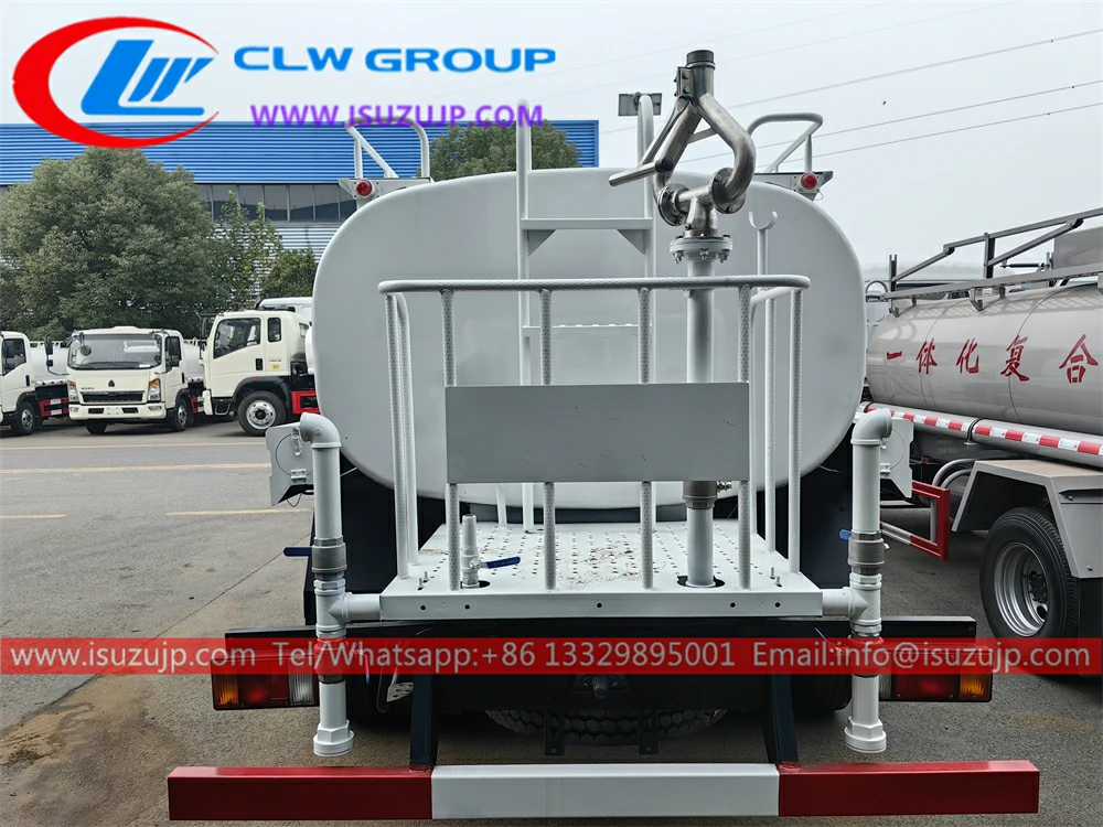 ISUZU NMR 5tons Stainless steel water tanker truck ISUZU NMR 5tons Stainless steel water tanker truck