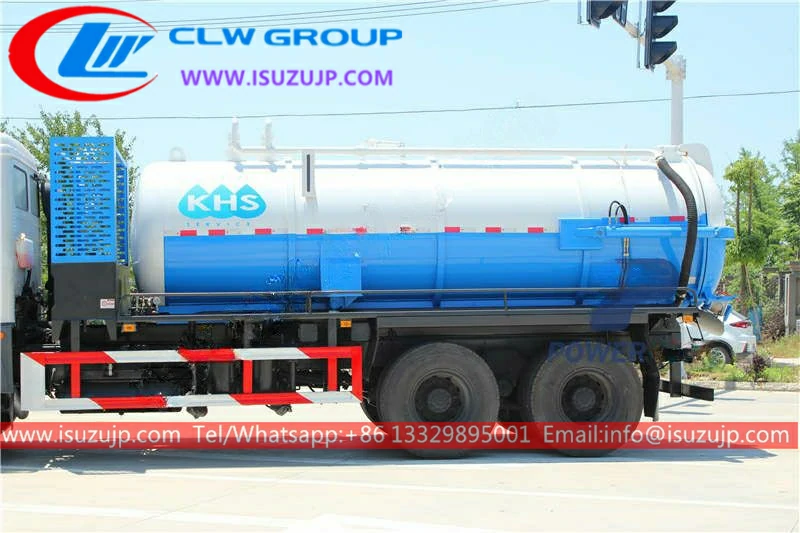 Isuzu FVZ double cabin 20000liters septic vacuum truck for sale in south africa Isuzu FVZ double cabin 20000liters septic vacuum truck for sale in south africa