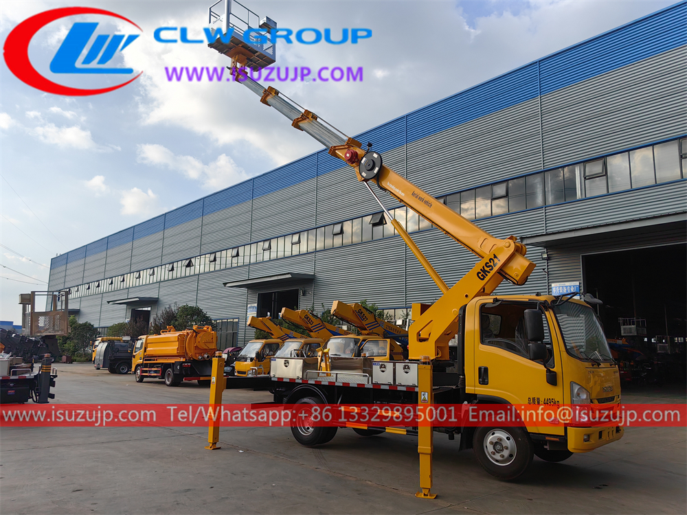 ISUZU NMR 21m boom lift truck ISUZU NMR 21m boom lift truck