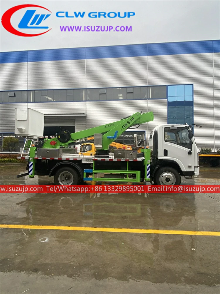 4x4 18meters Isuzu telescopic boom aerial platform truck 4x4 18meters Isuzu telescopic boom aerial platform truck
