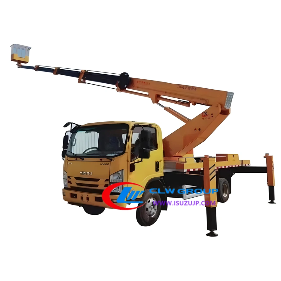 4x4 18meters Isuzu telescopic boom high-altitude working vehicle 4x4 18meters Isuzu telescopic boom high-altitude working vehicle