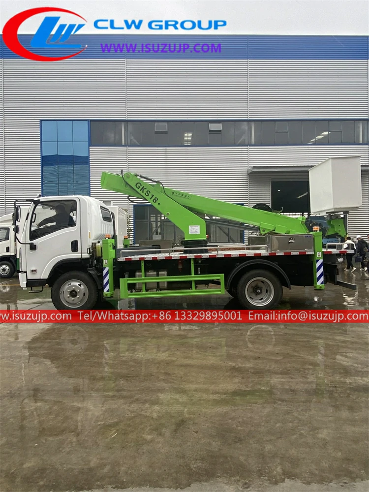 4x4 18meters Isuzu telescopic boom manlifter truck 4x4 18meters Isuzu telescopic boom manlifter truck