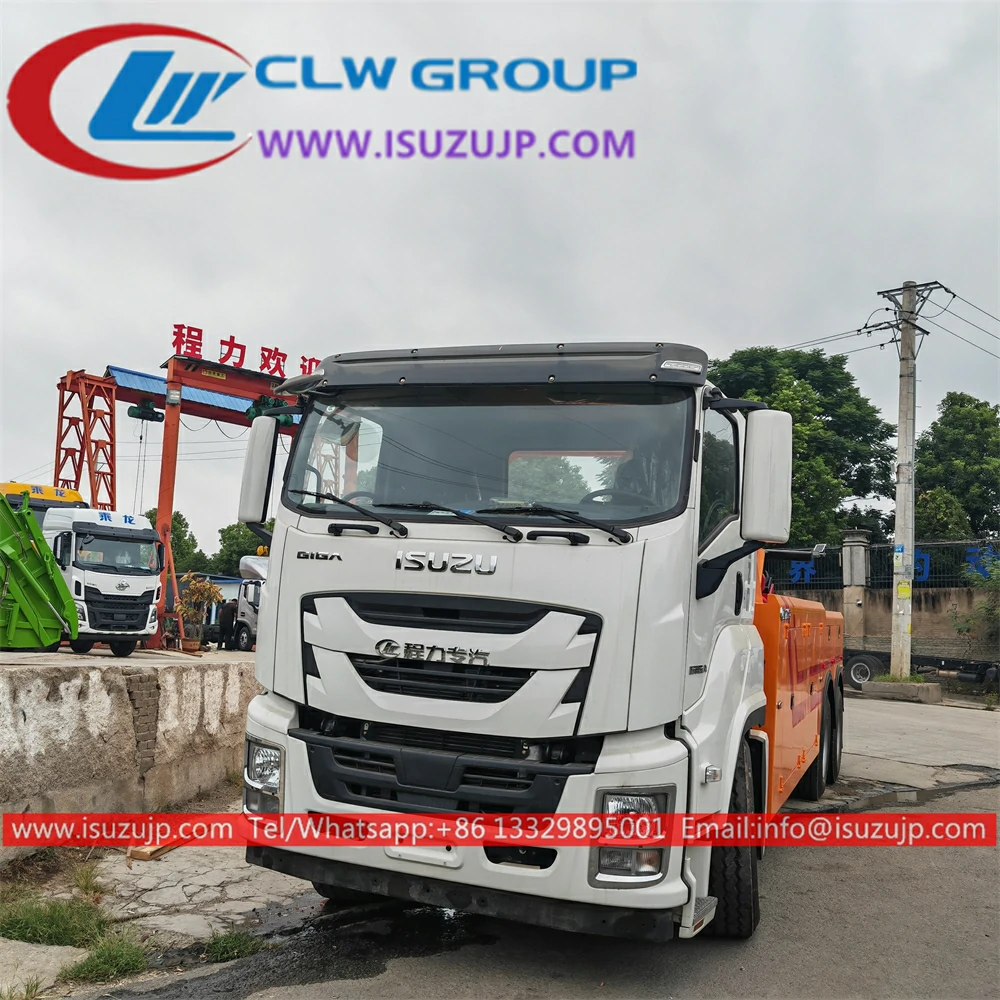 8x4 ISUZU GIGA 30 ton Rollback Wrecker Truck 8x4 ISUZU GIGA 30 ton Rollback Wrecker Truck